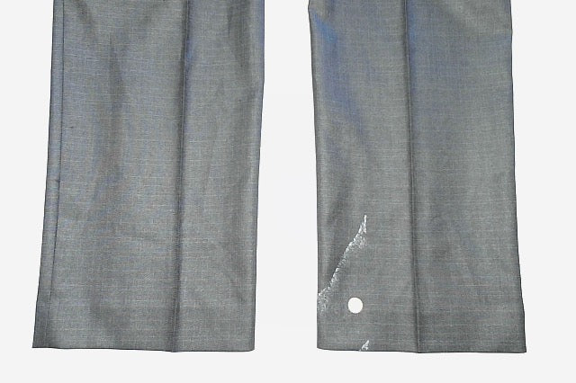 Kenneth Cole Mens Slim fit Dress Pants 34 / 34 Gun Metal Grey Solid Stretch