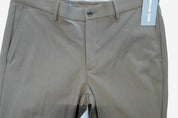 Michael Kors Mens Classic fit Dress Pants 32 / 30 Brown Solid Stretch