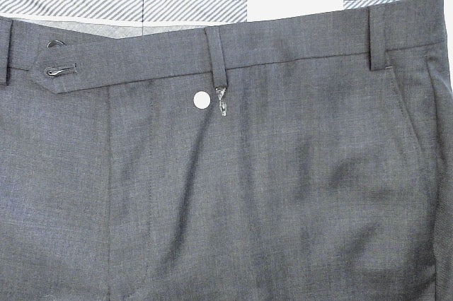 Michael Kors Mens Classic fit Dress Pants 40 / 30 Dark Grey Solid Stretch