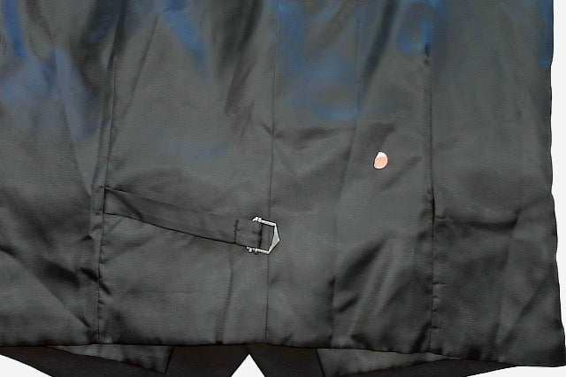 Alfani Mens Slim fit Button-Up Vest Small Black Solid Stretch