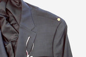 Tommy Hilfiger Mens Modern fit Suit Jacket Blazer 50 R Navy Blue Solid Wool