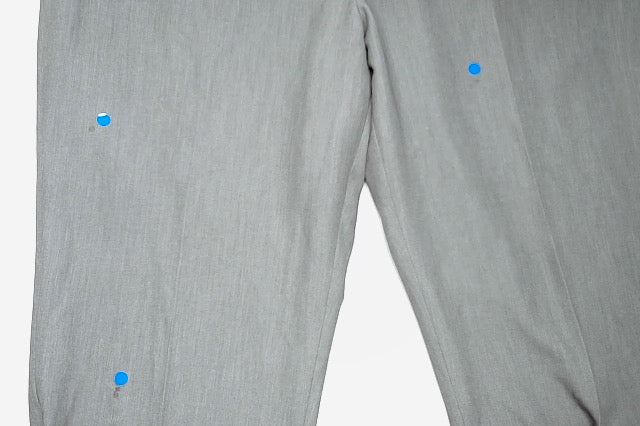 Nautica Mens  fit Dress Pants 40 / 34 Grey Solid Stretch