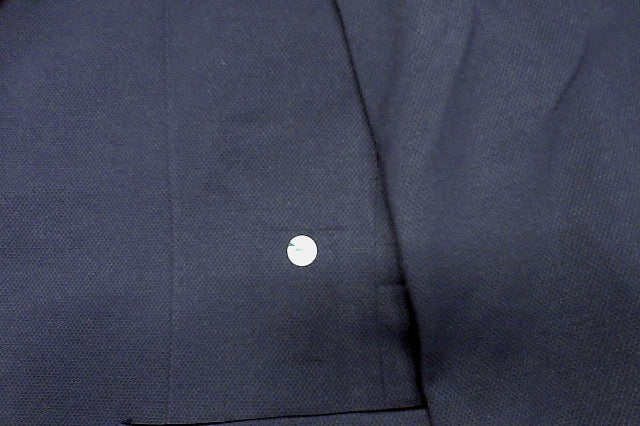 Calvin Klein Mens Slim fit Sport Coat Blazer 40 S Navy Blue Solid Stretch