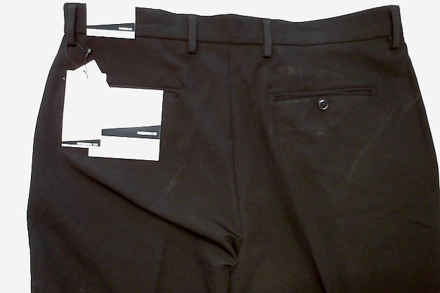 Perry Ellis Mens Modern fit Dress Pants 36 / 30 Black Solid Stretch