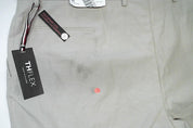 Tommy Hilfiger Mens Modern fit Dress Pants 44 / 30 Beige Solid Stretch