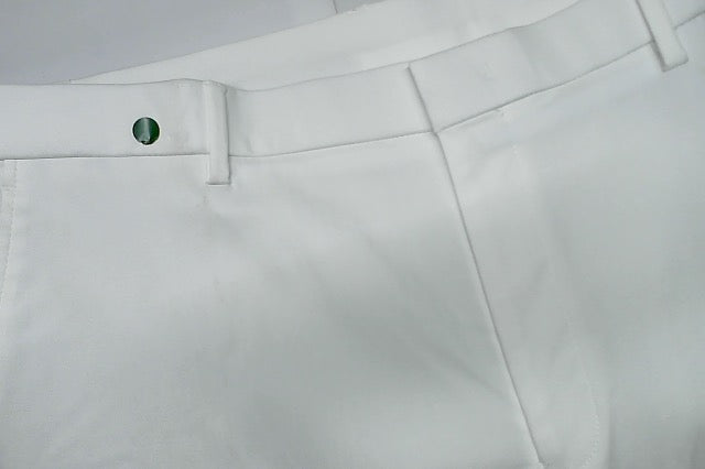 Tommy Hilfiger Mens Modern fit Dress Pants 38 / 32 White Solid Stretch