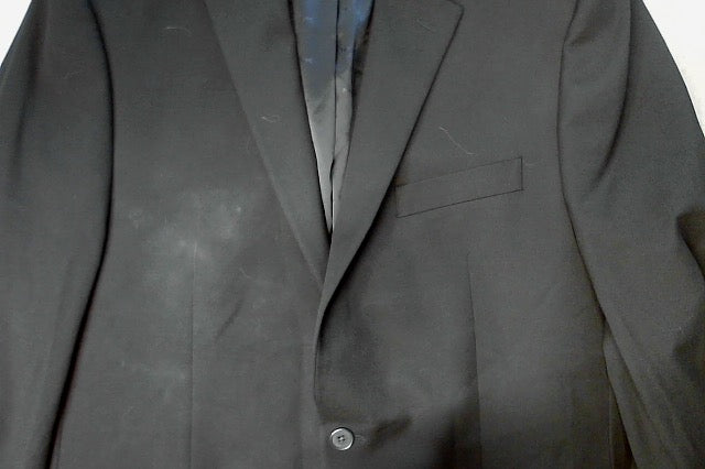 Michael Kors Mens Classic fit Sport Coat Blazer 42 L Black Solid