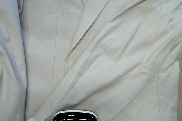 Tommy Hilfiger Mens Modern fit Suit Jacket Blazer 36 R Beige Solid Stretch