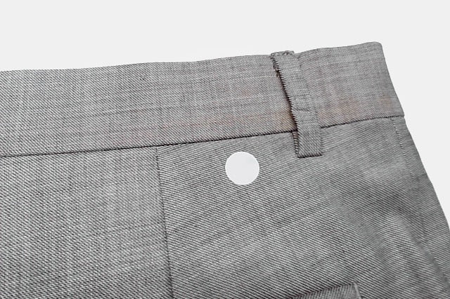 Tommy Hilfiger Men Modern fit Wool Dress Pants 34 / 30 Grey Solid