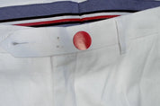 Tommy Hilfiger Mens Modern fit Linen Cotton Dress Pants 33 / 30 White Solid