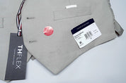 Tommy Hilfiger Mens Modern fit Button-Up Suit Vest Medium Beige Solid Stretch