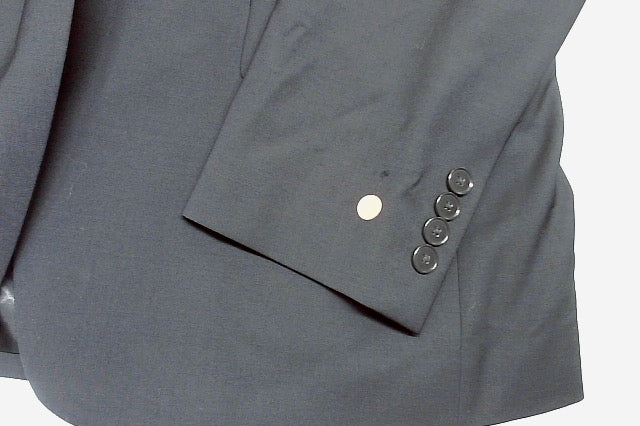 Calvin Klein Mens Slim fit Wool Suit Jacket Blazer 42 S Navy Blue Solid