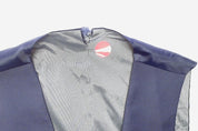 Alfani Mens Slim fit Button-Up Suit Vest Large Blue Solid Stretch
