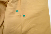 Tayion Mens Classic fit Sport Coat Blazer 44 R Yellow Solid