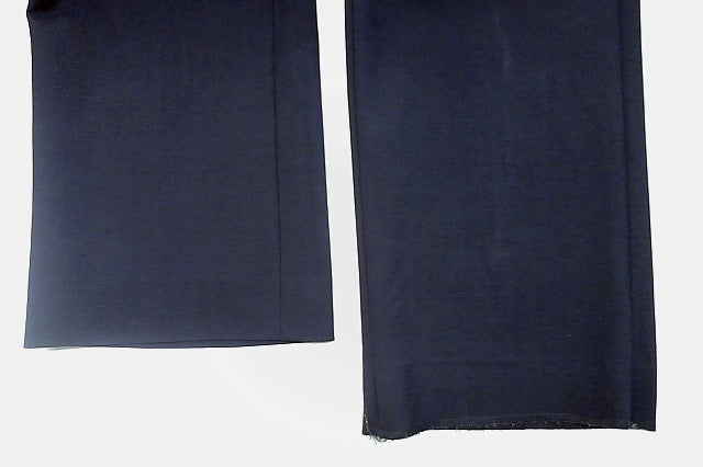 Bar Iii Mens Slim fit Wool Dress Pants 34 / 30 Navy  Blue Solid