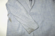 Calvin Klein Mens Slim fit Sport Coat Blazer 46 R Light Blue Solid
