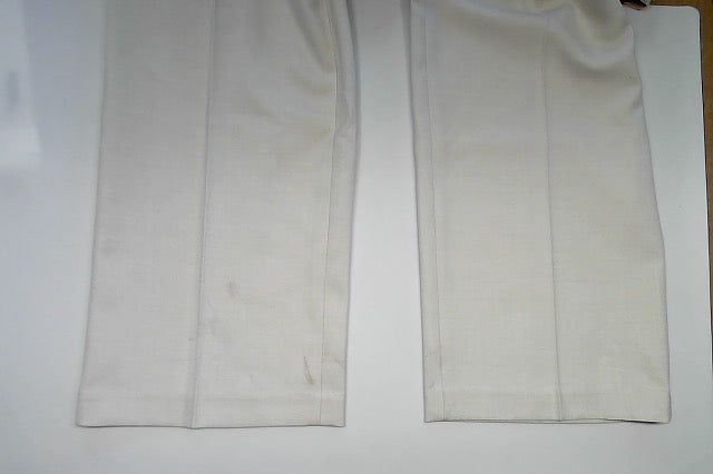 Kenneth Cole Mens Slim fit Dress Pants 36 / 32 Beige Solid Stretch