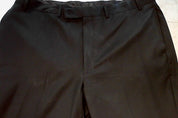 Calvin Klein Mens Slim fit Dress Pants 40 / 32 Black Solid