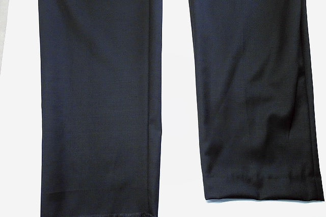 Calvin Klein Mens Slim fit Dress Pants 38 / 32 Black Solid Wool