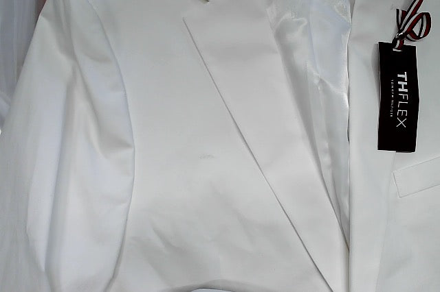 Tommy Hilfiger Mens Modern fit Suit Jacket Blazer 46 L White Solid Stretch