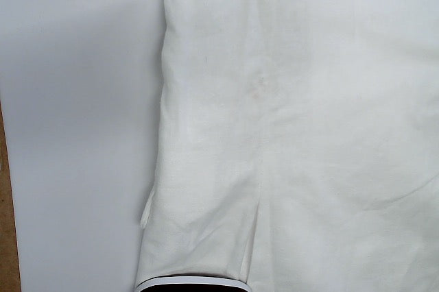 Bar Iii Mens Slim fit Suit Jacket Blazer 38 L White Solid Linen