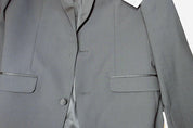 Bar Iii Mens Slim fit Wool Tuxedo Jacket Blazer 36 R Black Solid