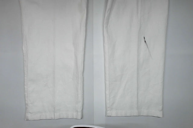 Kenneth Cole Mens Slim fit Dress Pants 40 / 32 White Solid