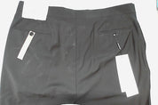 Calvin Klein Mens Slim fit Dress Pants 38 / 32 Black Solid Stretch Wool