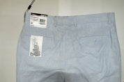 Bar Iii Mens Slim fit Dress Pants 32 / 32 Light Blue Solid Stretch Linen