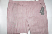 Michael Kors Mens Classic fit Dress Pants 38 / 30 Pink Solid Wool