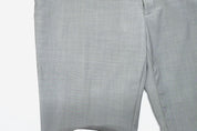 Calvin Klein Mens Slim fit Dress Pants 38 / 30 Light Grey Solid Stretch Wool