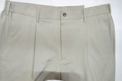 Tommy Hilfiger Mens Relaxed fit Dress Pants 36 / 30 Beige Solid