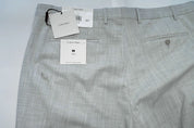 Calvin Klein Mens Slim fit Dress Pants 38 / 32 Light Grey Solid