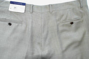 Tommy Hilfiger Mens Modern fit Dress Pants 40 / 30 Beige Solid Stretch Wool