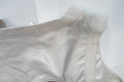 Bar Iii Mens Slim fit Button-Up Suit Vest Medium Beige Linen