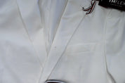 Tommy Hilfiger Mens Modern fit Suit Jacket Blazer 46 R White Solid Stretch