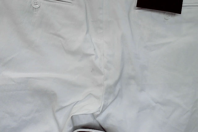 Tommy Hilfiger Mens Modern fit Dress Pants 33 / 30 White Solid Stretch