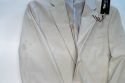 Tommy Hilfiger Mens Modern fit Suit Jacket Blazer 38 L Beige Solid Stretch