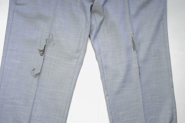 Michael Kors Mens Classic fit Dress Pants 36 / 30 Light Blue Plaid