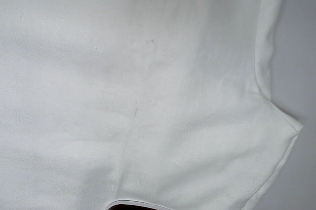 Tayion Mens Classic fit Dress Pants 36 / 32 White Herringbone Linen