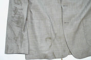 Calvin Klein Mens Slim fit Sport Coat Blazer 46 R Beige Solid