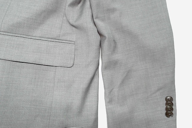 Tommy Hilfiger Mens Slim fit Suit Jacket Blazer 48 R Grey Solid Stretch Wool