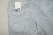 Bar Iii Mens Slim fit Dress Pants 36 / 30 Light Blue Solid Stretch Linen