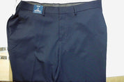 Kenneth Cole Mens Modern fit Dress Pants 38 / 30 Navy Blue Check Stretch