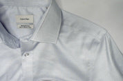 Calvin Klein Mens Slim fit Dress Shirt Small 14.5 in 32-33 Blue Check