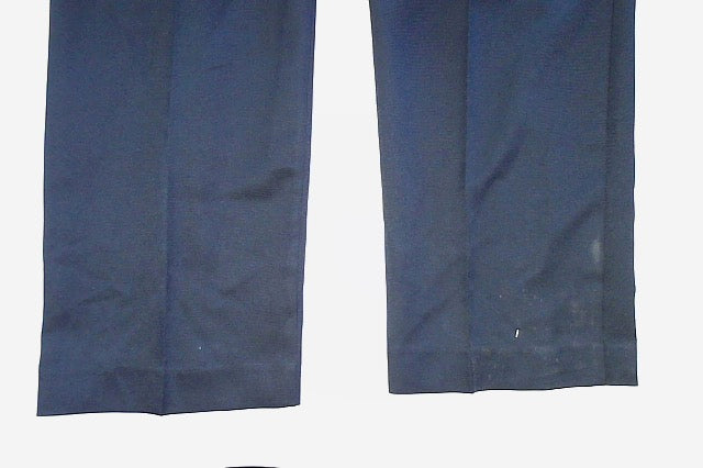 Perry Ellis Mens Modern fit Dress Pants 38 / 32 Navy Blue Solid