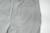 Perry Ellis Mens Modern fit Dress Pants 34 / 32 Light Grey Solid Stretch
