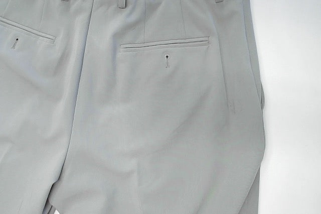 Perry Ellis Mens Modern fit Dress Pants 34 / 32 Light Grey Solid Stretch