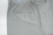Perry Ellis Mens Modern fit Dress Pants 34 / 32 Light Grey Solid Stretch