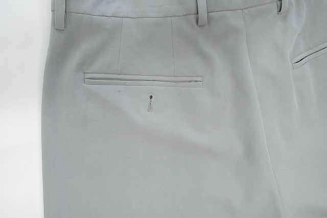 Perry Ellis Mens Modern fit Dress Pants 34 / 32 Light Grey Solid Stretch